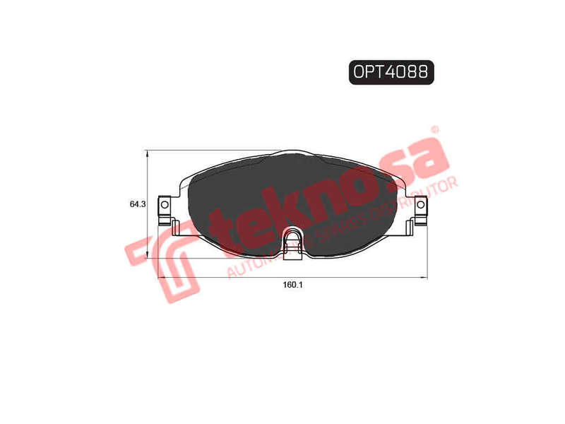 BRAKE PADS - OPT4088 (OPTIMA)