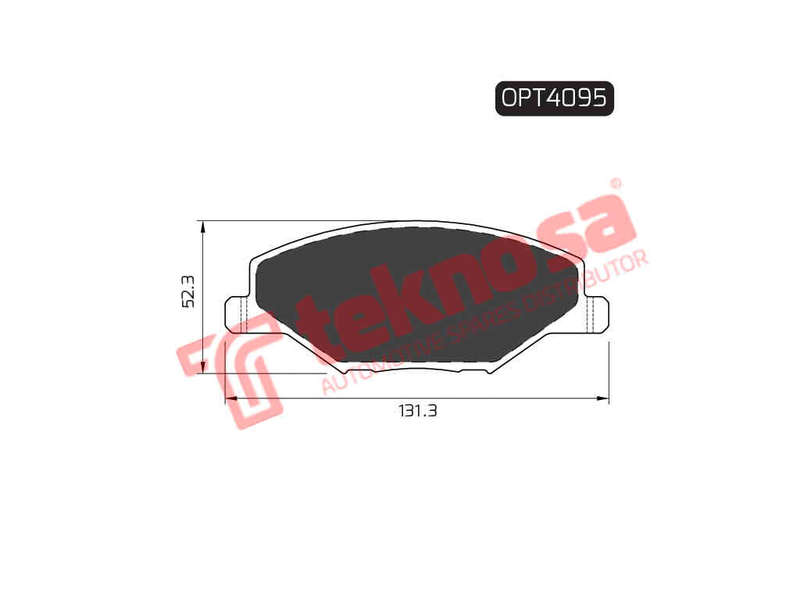 BRAKE PADS - OPT4095 (OPTIMA)