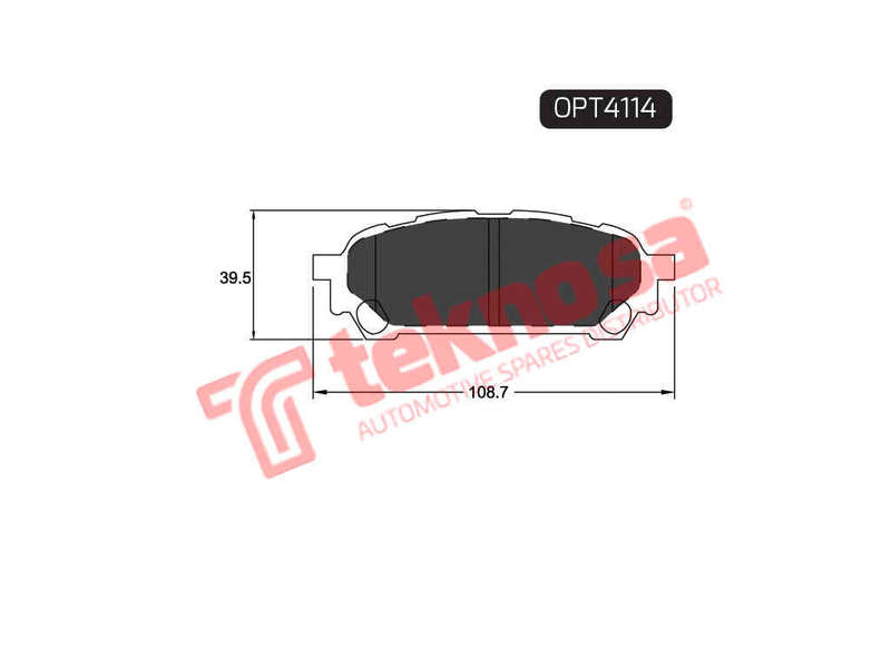 BRAKE PADS - OPT4114 (OPTIMA)