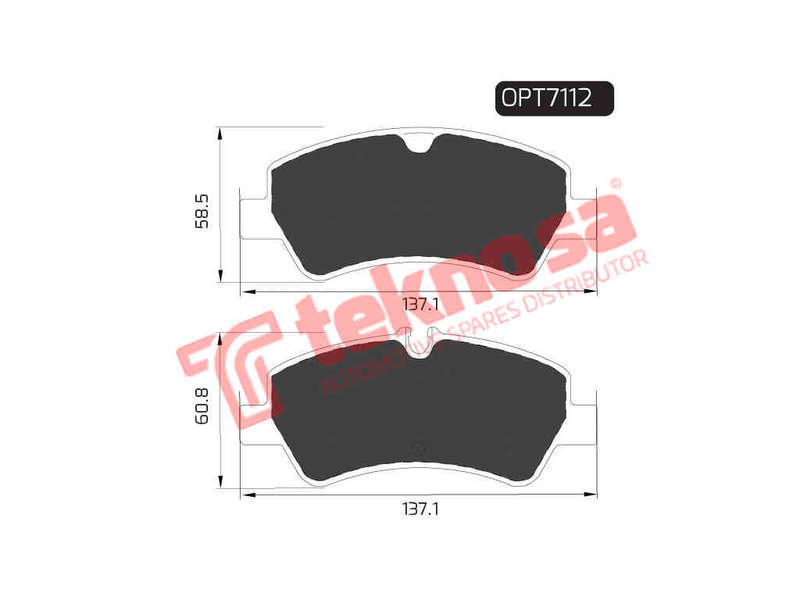 BRAKE PADS - OPT7112 (OPTIMA)