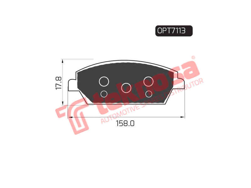 BRAKE PADS - OPT7113 (OPTIMA)