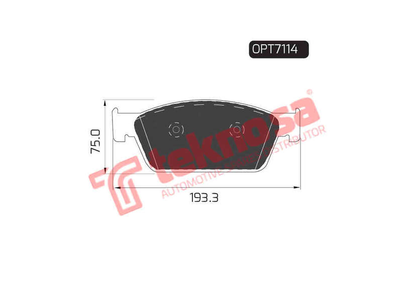 BRAKE PADS - OPT7114 (OPTIMA)