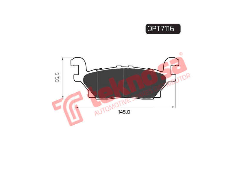 BRAKE PADS - OPT7116 (OPTIMA)
