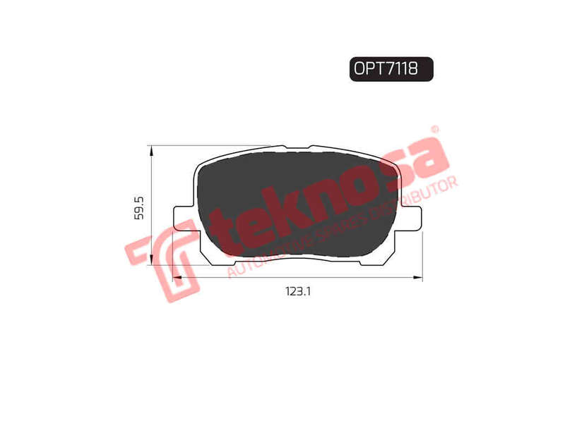 BRAKE PADS - OPT7118 (OPTIMA)
