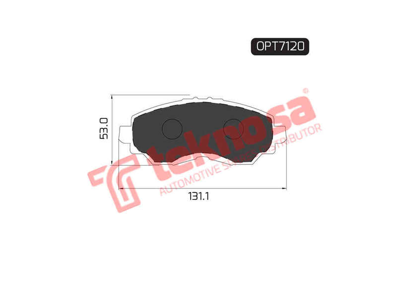 BRAKE PADS - OPT7120 (OPTIMA)