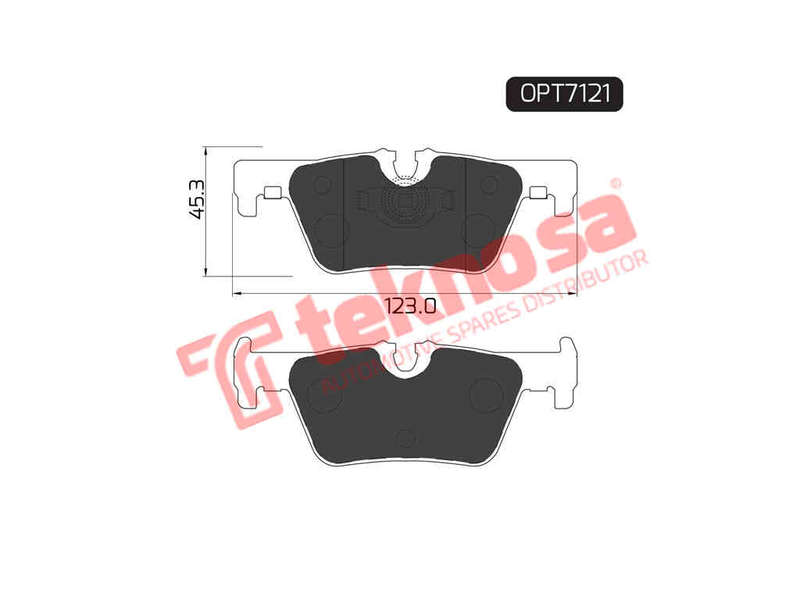BRAKE PADS - OPT7121 (OPTIMA)