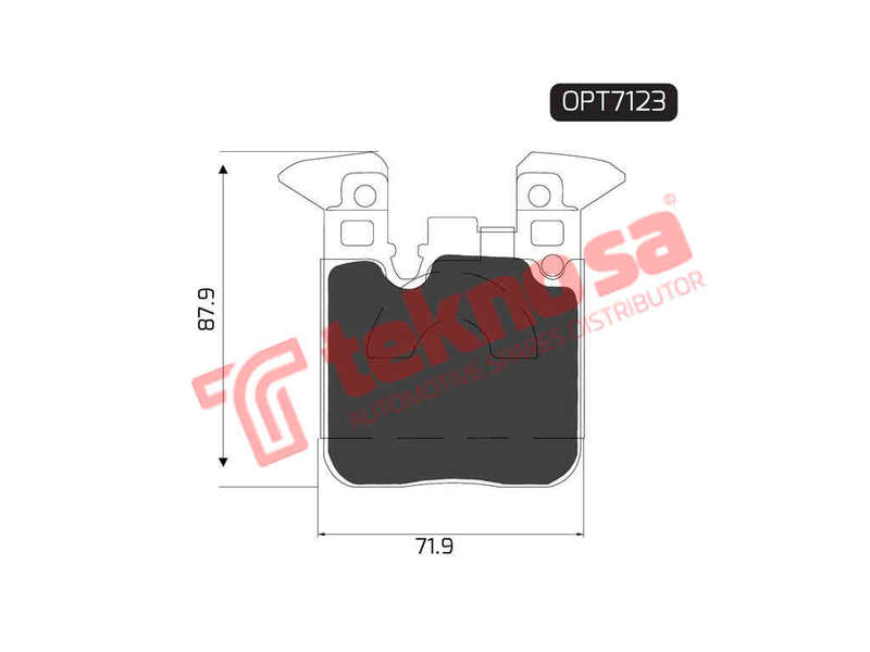 BRAKE PADS - OPT7123 (OPTIMA)