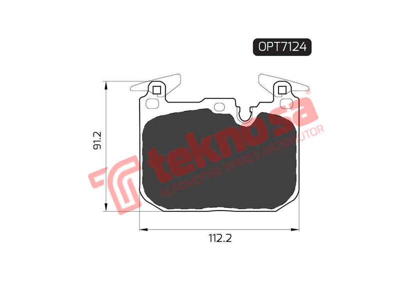 BRAKE PADS - OPT7124 (OPTIMA)