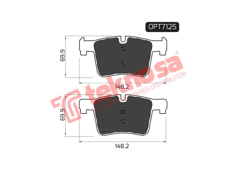 BRAKE PADS - OPT7125 (OPTIMA)