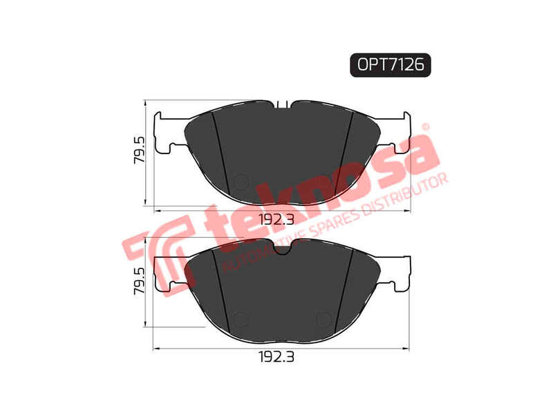 BRAKE PADS - OPT7126 (OPTIMA)