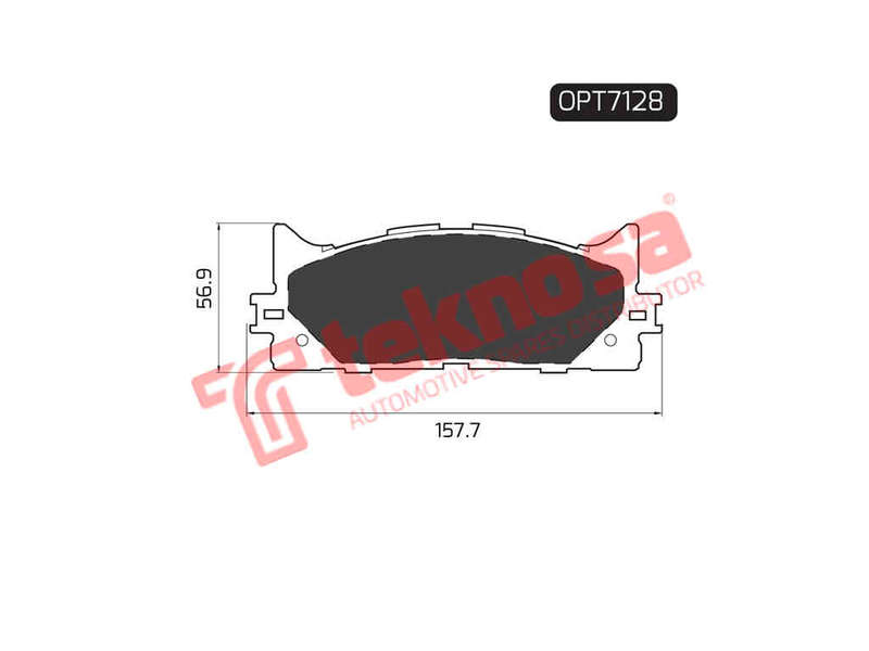 BRAKE PADS - OPT7128 (OPTIMA)