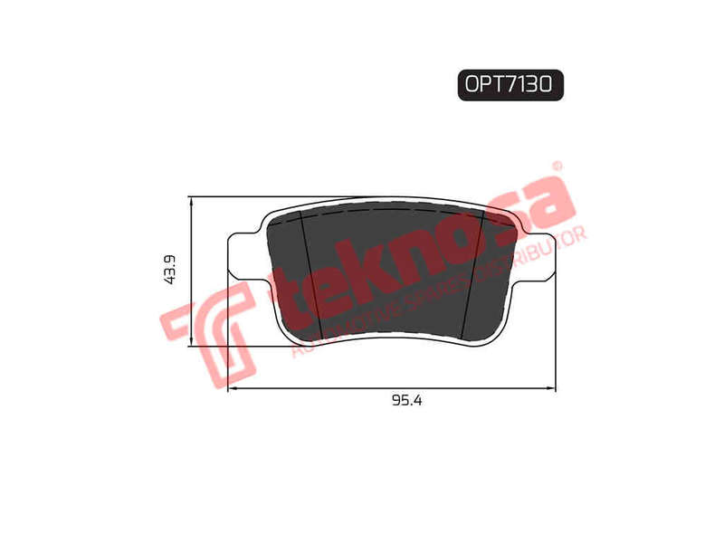 BRAKE PADS - OPT7130 (OPTIMA)