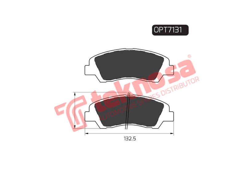 BRAKE PADS - OPT7131 (OPTIMA)