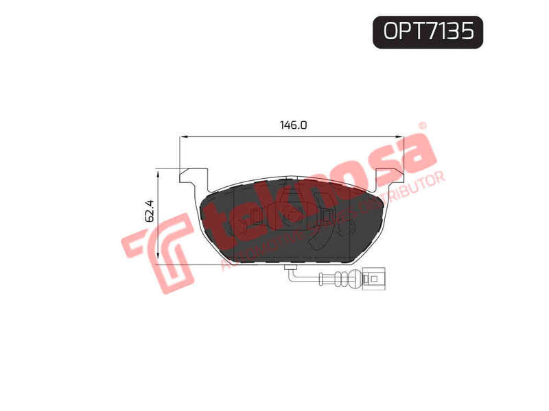 BRAKE PADS - OPT7135 (OPTIMA)