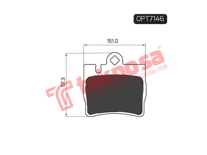 BRAKE PADS - OPT7146 (OPTIMA)