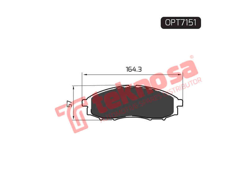 BRAKE PADS - OPT7151 (OPTIMA)