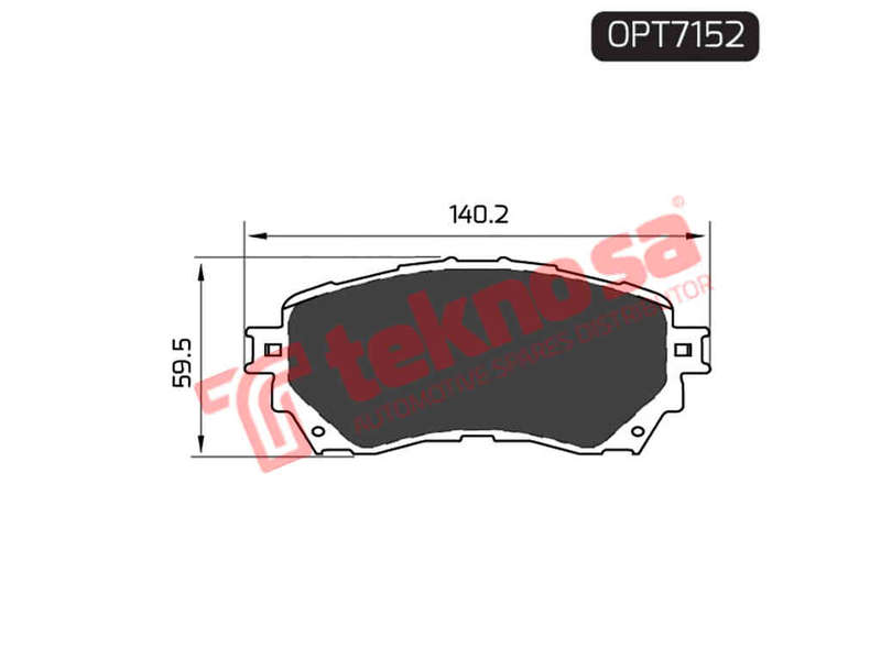 BRAKE PADS - OPT7152 (OPTIMA)