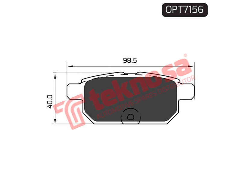 BRAKE PADS - OPT7156 (OPTIMA)