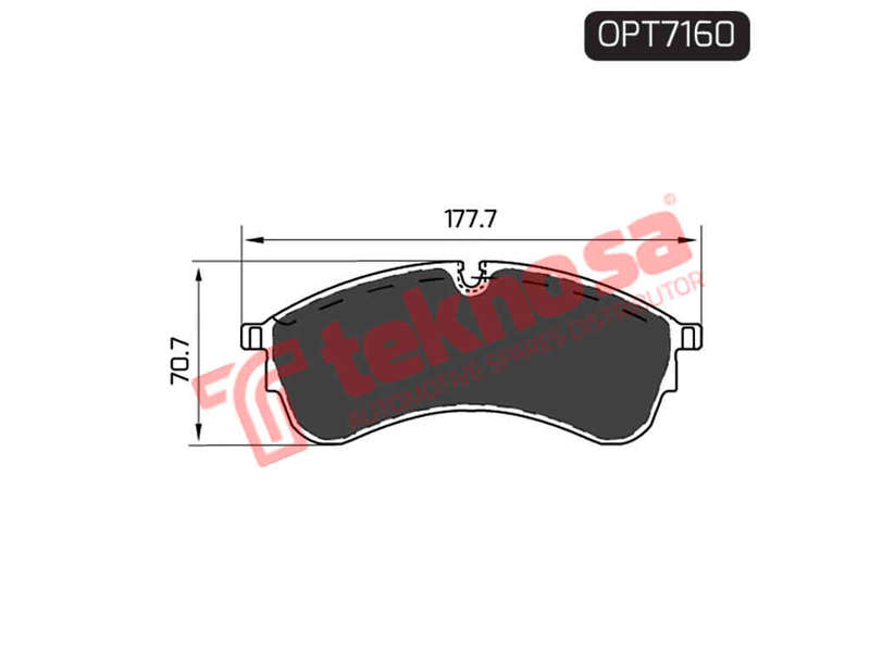 BRAKE PADS - OPT7160 (OPTIMA)
