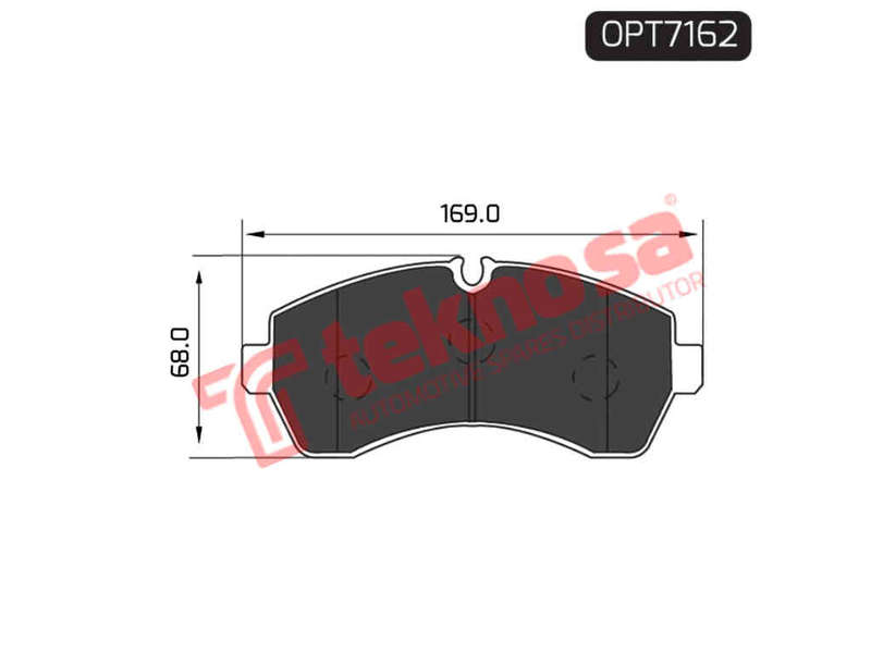 BRAKE PADS - OPT7162 (OPTIMA)