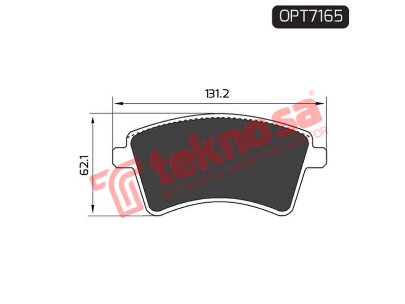 BRAKE PADS - OPT7165 (OPTIMA)