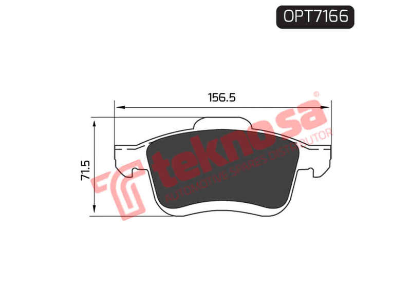 BRAKE PADS - OPT7166 (OPTIMA)