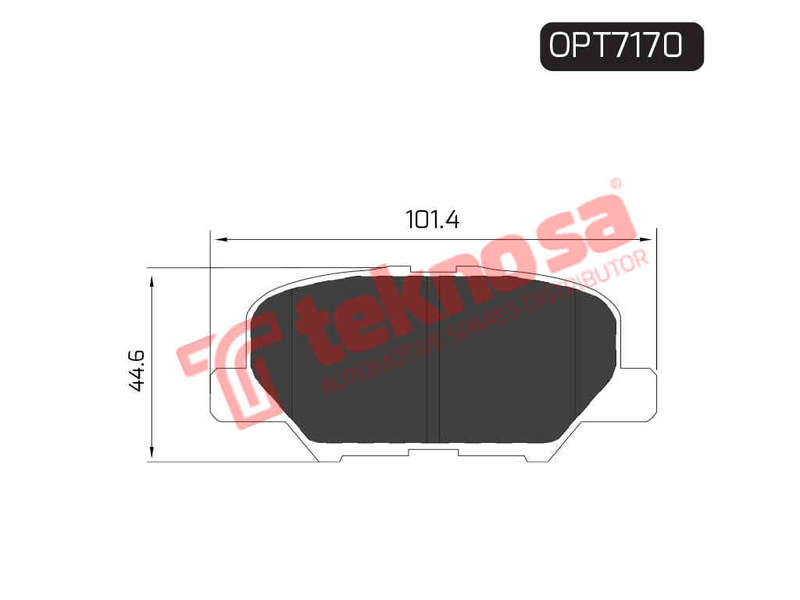 BRAKE PADS - OPT7170 (OPTIMA)