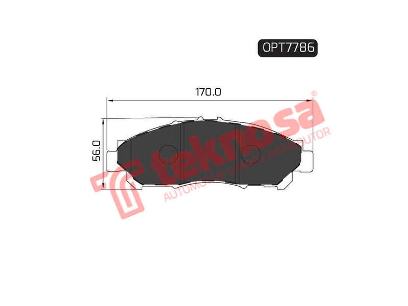BRAKE PADS - OPT7786 (OPTIMA)