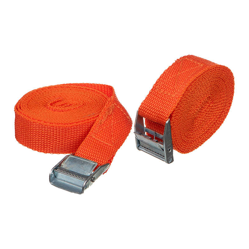 Buckle Luggage Straps Black -Red
