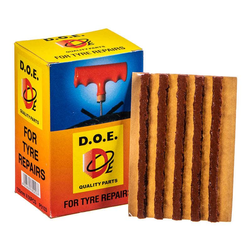 Tubeless Tyre Repair Sealing String (50 Pieces)