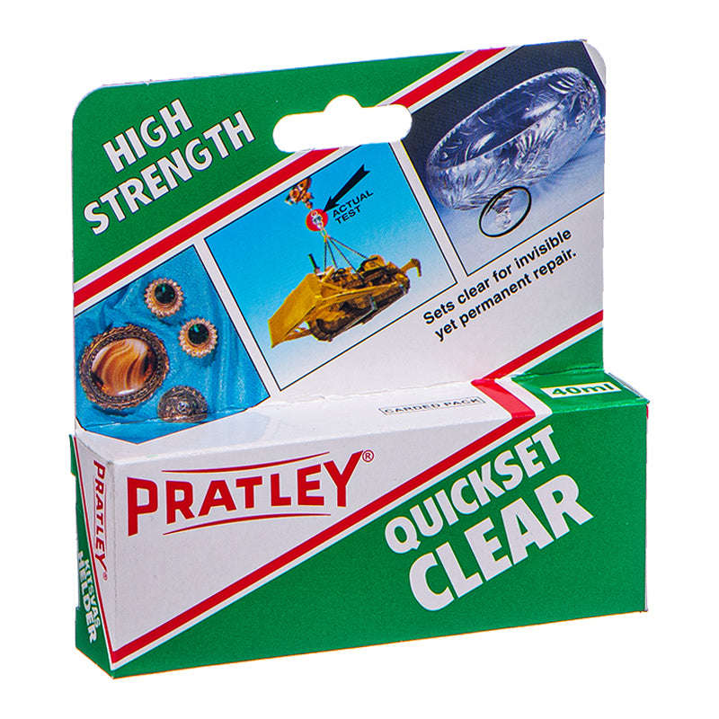 Pratley Quickset Clear Glue