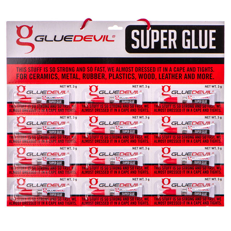 Glue Devil Super Glue 12 Pack