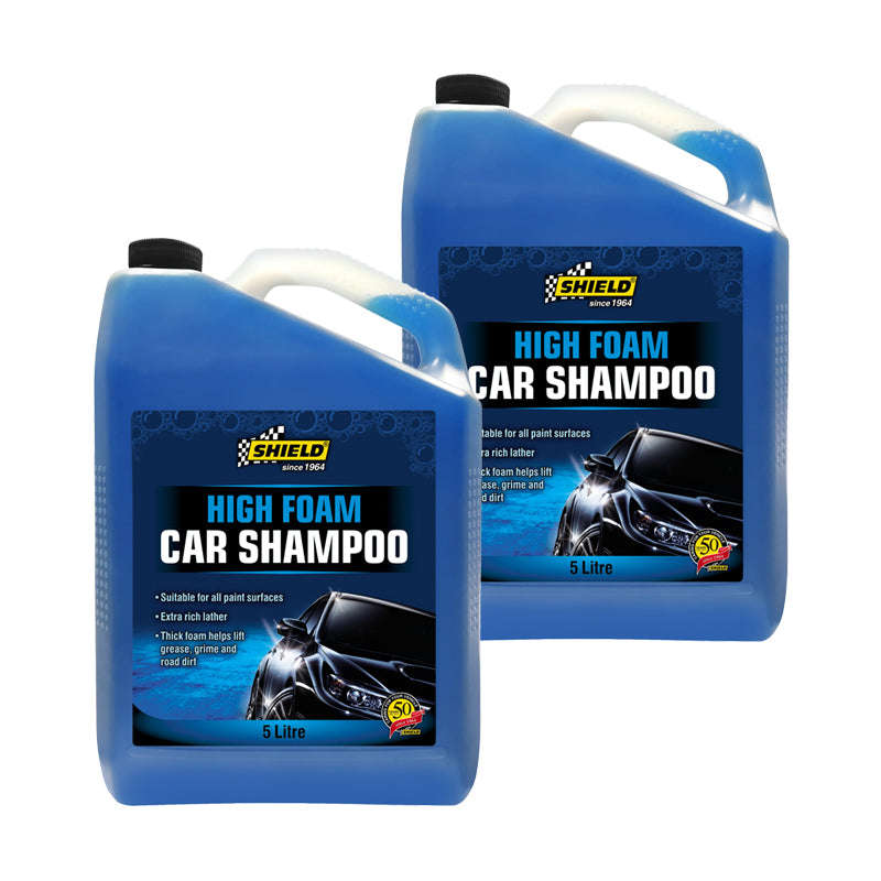 Shield High Foam Car Shampoo - 5 Litre (Pack Size: 2 )