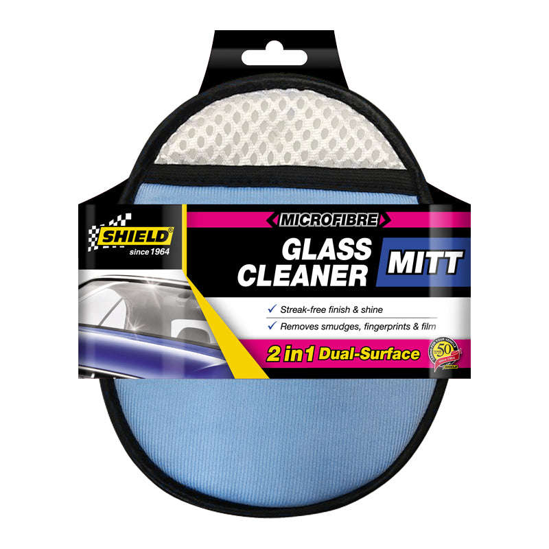 Microfibre Glass Cleaner Mitt - Sh1141 (Shield)