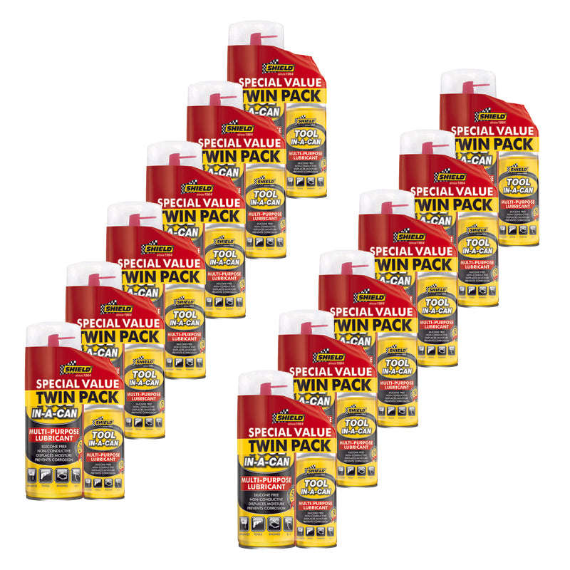 Shield - Tool In A Can Multi-Purpose Lubricant Twinpack 375Ml & 150Ml (Pack Size: 12)
