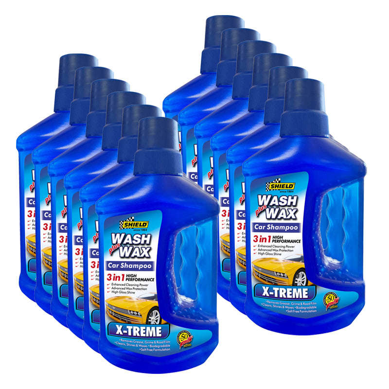Shield Xtreme Wash Wax Shampoo-500Ml (Pack Size: 12)