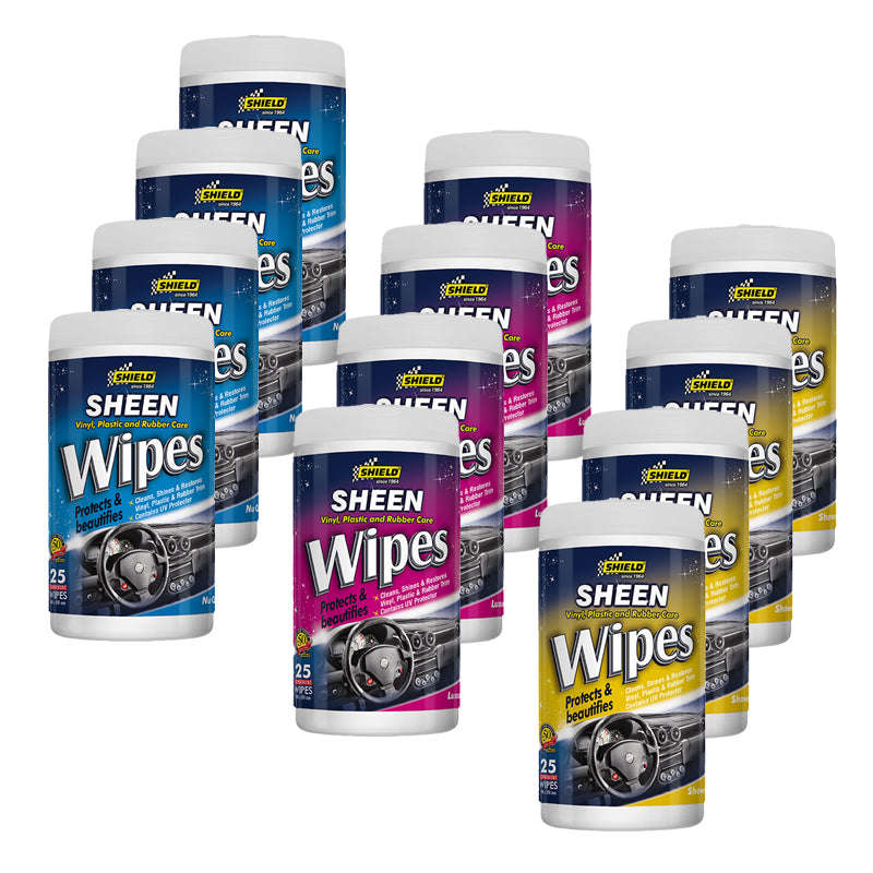 Shield Sheen Interior Wipes (Luxury Showroom & Nu-Car) (Pack Size: 12)