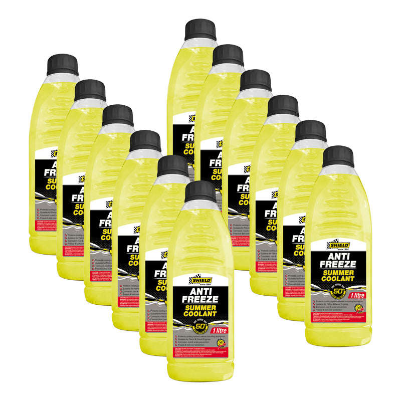Shield Anti- Freeze -Summer Coolant 1L (Pack Size: 12)