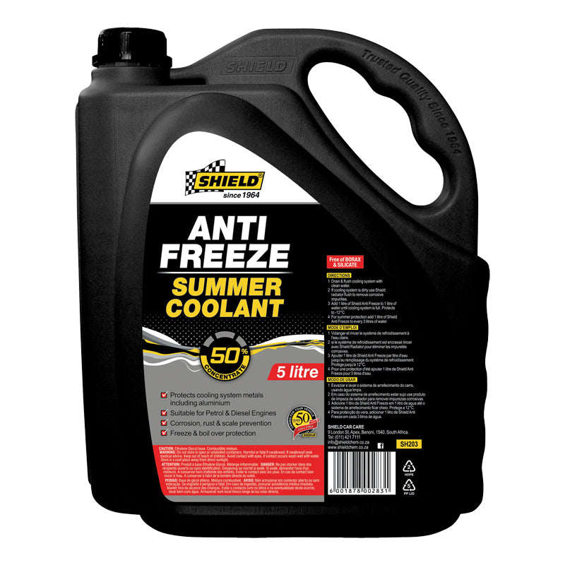5L Anti-Freeze/Summer Coolant - 50% YELLOW