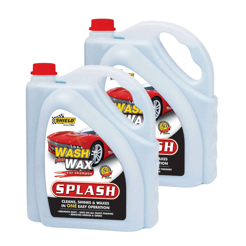 Shield - Splash Car Shampoo - 5Litre (Pack Size: 2 )
