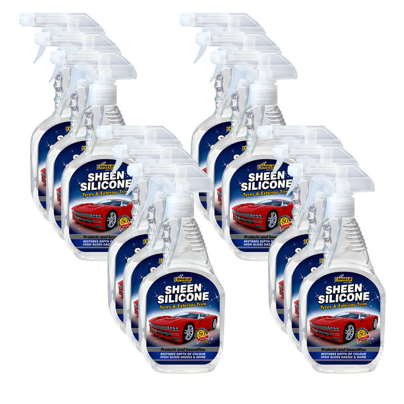 Shield Sheen Silicone - 500Ml (Pack Size: 12)