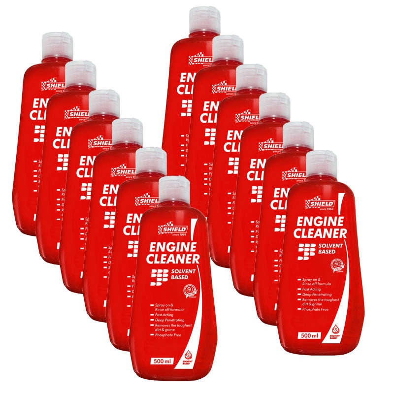 Shield - Engine Cleaner Solvent Based Liquid -500Ml (Pack Size: 12)