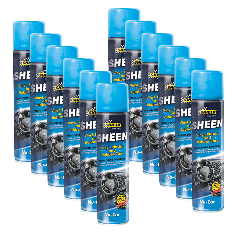 Shield Sheen Interior Cleaner - Nu Car - 300Ml (Pack Size: 12)