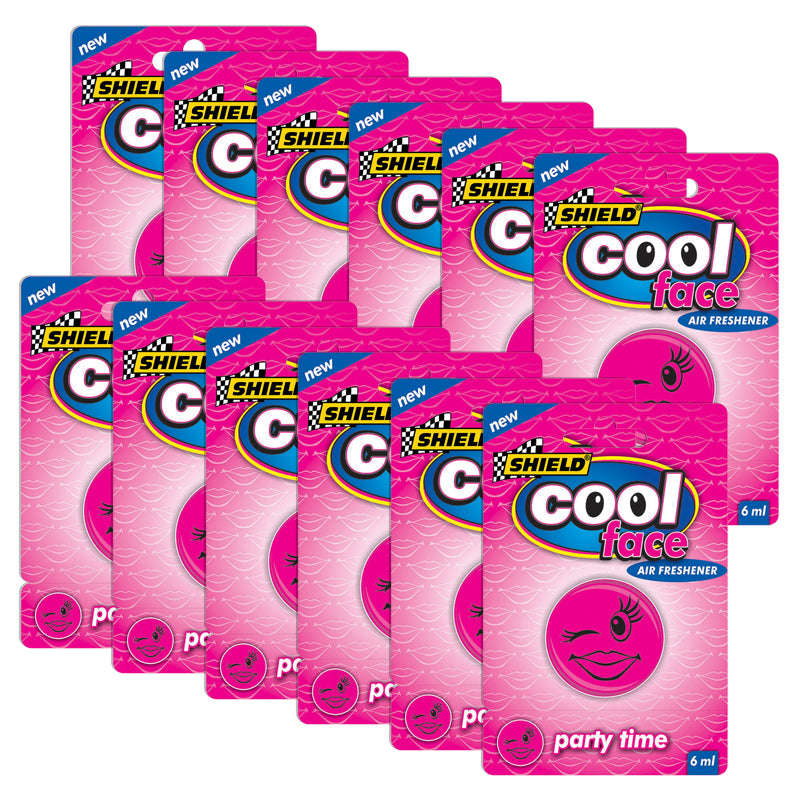 Shield Cool Face Freshener - Party Time (Pack Size: 12)