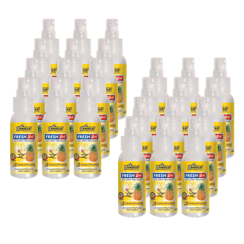 Shield - Fresh Mist Spray Freshener 60Ml - Vanilla Pineapple (Pack Size: 24)