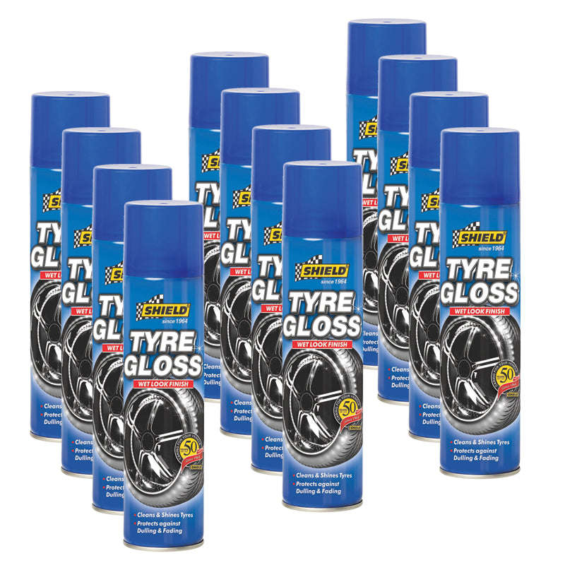 Shield Tyre Gloss - 400Ml (Pack Size: 12)