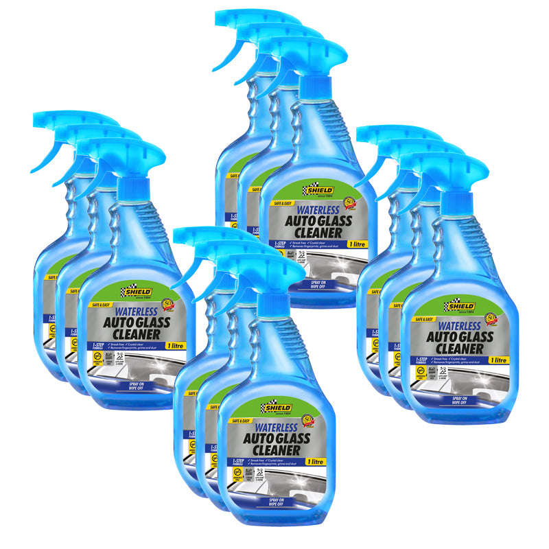 Shield - Waterless Auto Glass Cleaner - 1 Litre (Pack Size: 12)