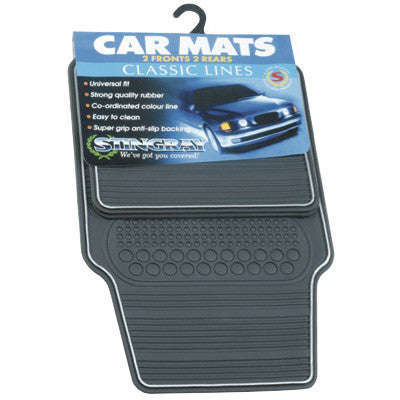 Classic Rubber Car Mat Set