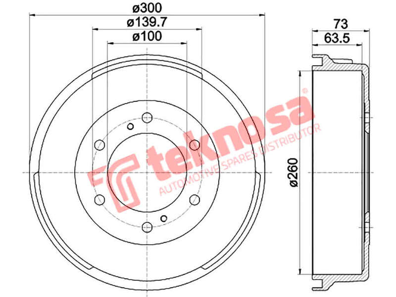 BRAKE DISC - TBD5210-K (OPTIMA)