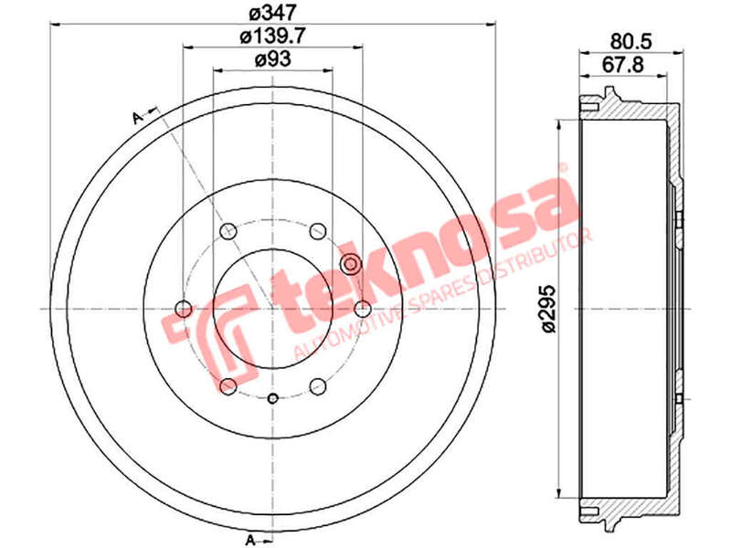 BRAKE DISC - TBD5350-K (OPTIMA)